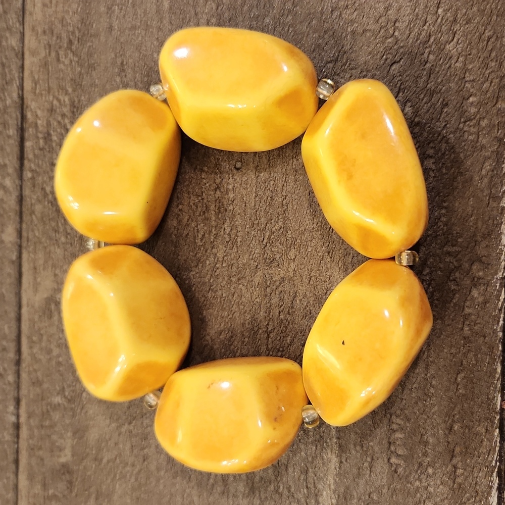 Yellow Bead bracelet